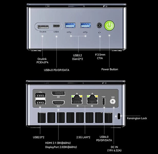 В основе мини-ПК GMKtec NucBox M7 лежит мобильный процессор Ryzen 7 PRO 6850U