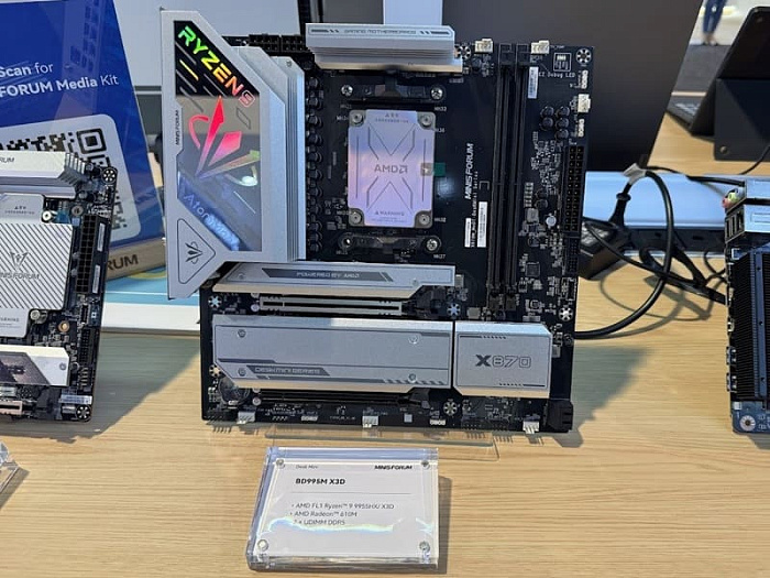 CES 2026: Minisforum объединила мобильный Ryzen 9 9955X3D и настольный чипсет X870