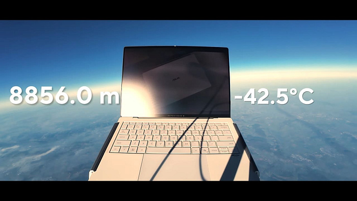 ASUS подняла ноутбук ExpertBook Ultra B9406CAA выше Эвереста и вернула его целым