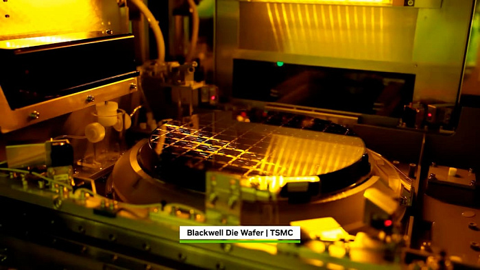 NVIDIA получила первую пластину с кристаллами Blackwell, созданную на американской фабрике TSMC