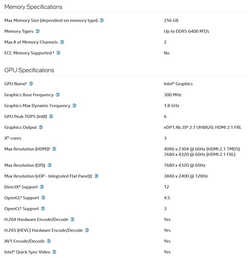 Intel официально выпустила мобильный процессор Core Ultra 7 251HX