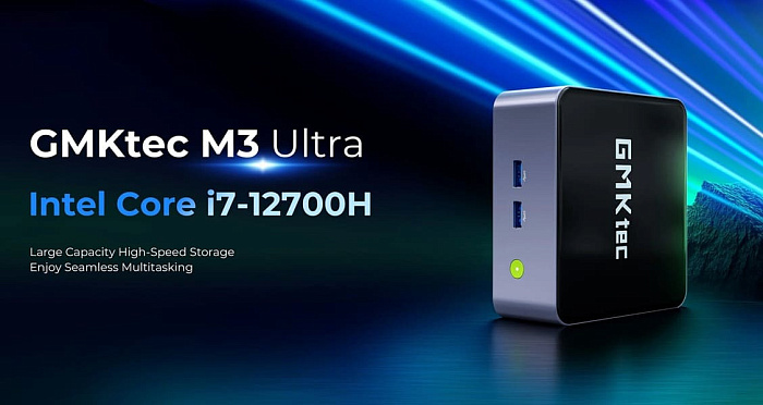 Внутри мини-ПК GMKtec NucBox M3 Ultra лежит мобильный Intel Core i7-12700H