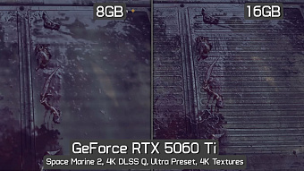 Подробный обзор GeForce RTX 5060 Ti 8GB подтверждает тотальный недостаток памяти