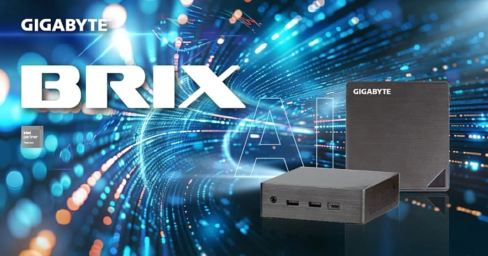 Мини-ПК GIGABYTE BRIX Mainstream обновились до мобильных Intel Core Ultra 200H