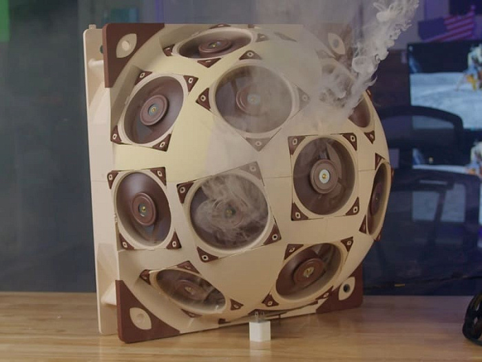 15 вентиляторов Noctua NF-A12 снижают температуру Ryzen 9 5950X на 20&deg;C