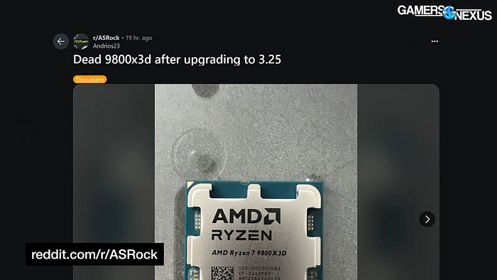 Представитель ASRock подтвердил причину сгорания процессоров Ryzen – некорректный BIOS