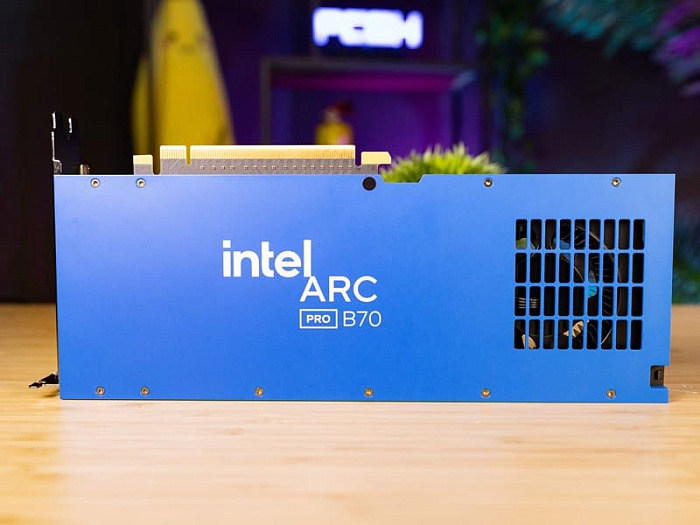 В играх Intel Arc Pro B70 показала себя наравне с GeForce RTX 5060 Ti и Radeon RX 9060 XT