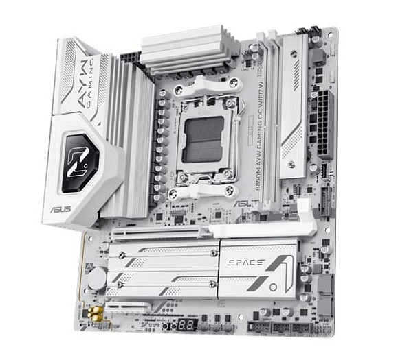Плата для бюджетных оверклокеров ASUS B850M AYW Gaming OC официально представлена