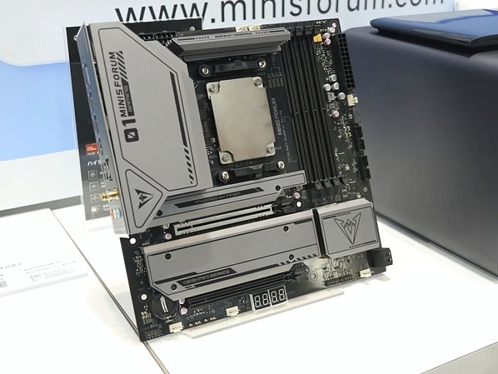 Minisforum готовится запустить материнскую плату с предустановленным AMD Ryzen 9 9955HX
