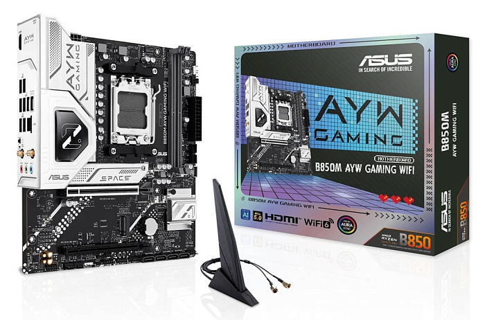 ASUS выпустила материнскую плату B850M AYW Gaming WiFi