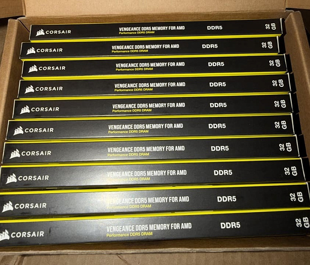 Покупатель одного модуля памяти CORSAIR DDR5 получил коробку с 10 экземплярами Покупатель одного модуля памяти CORSAIR DDR5 получил коробку с 10 экземплярами