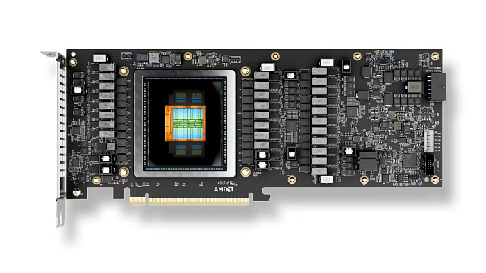 AMD выпустила урезанный ускоритель Instinct MI350P с интерфейсом PCIe и 12V-2x6