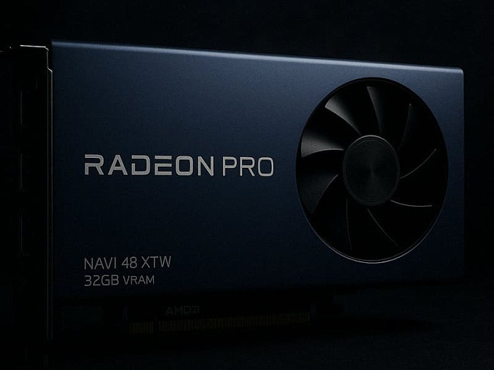 Слух: AMD работает над видеокартой серии Radeon PRO W9000 с 32 Гбайтами памяти
