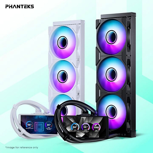 Phanteks начала продажи готовой СЖО 360M25-LCD с 6-дюймовым дисплеем