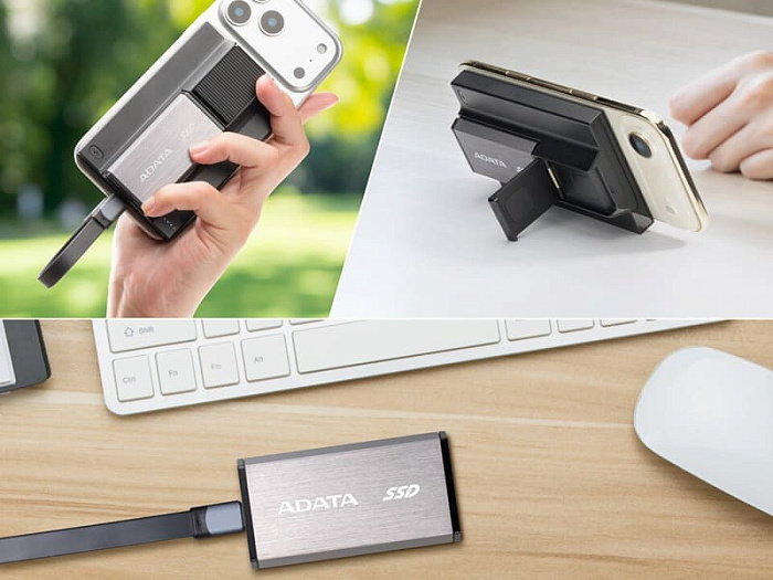 ADATA объединила SSD и повербанк в устройство SR800, предназначенное для смартфонов ADATA объединила SSD и повербанк в устройство SR800, предназначенное для смартфонов