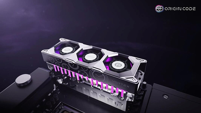Модули памяти Origin Code VORTEX DDR5 поставляются с активным охлаждением