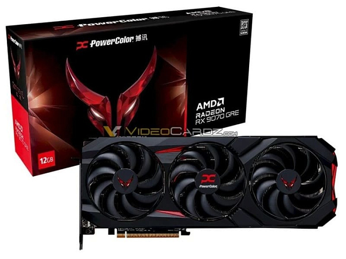 Утечка Radeon RX 9070 GRE от PowerColor подтверждает 12 Гбайт памяти