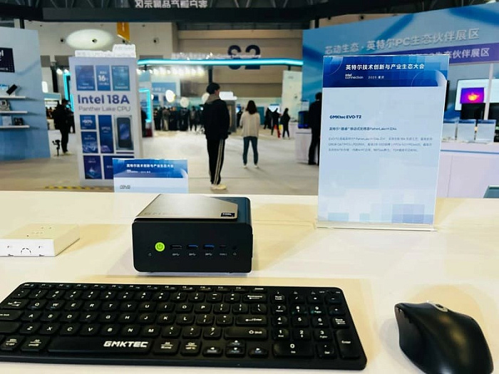 Мини-ПК GMKtec EVO-T2 включает Intel Panther Lake-H 80 Вт и 128 Гбайт LPDDR5x-10677