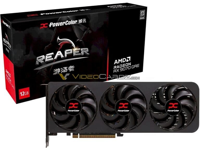 Утечка Radeon RX 9070 GRE от PowerColor подтверждает 12 Гбайт памяти