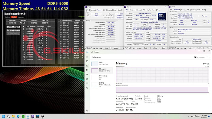 G.SKILL показала комплект памяти Trident Z5 Royal Neo DDR5-8000 объемом 128 ГБ