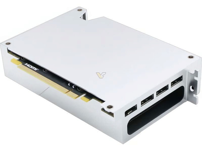 Zephyr GeForce RTX 4070 Sakura Snow X получила цельный металлический кожух