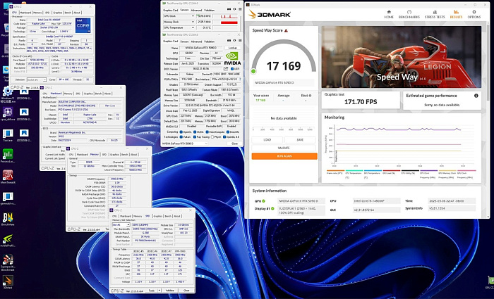 GALAX RTX 5090D HOF XOC с двумя 12V-2x6 установила рекорд в 3DMark Speed Way