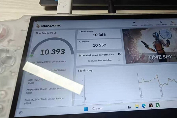 Графика Ryzen AI MAX+ 395 в прототипе консоли GPD набирает в три раза больше баллов, чем Ryzen AI 9 HX 370