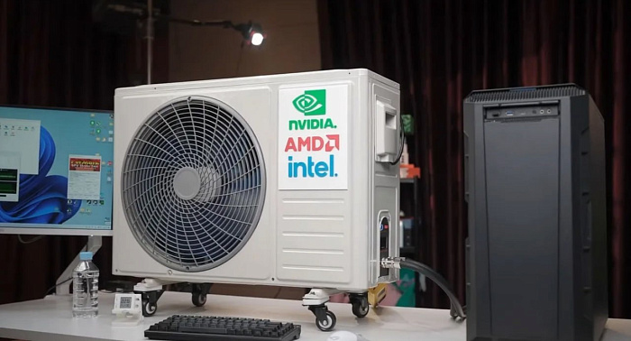 Кондиционер способен охладить NVIDIA GeForce RTX 4090 до 2℃ 