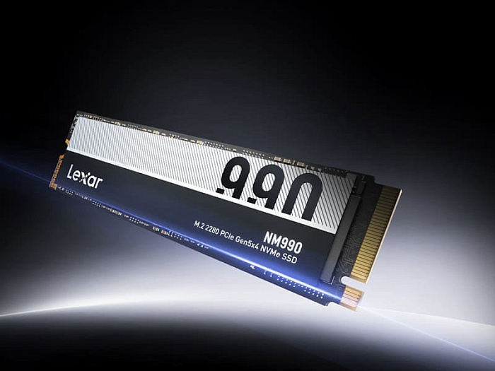 Накопитель Lexar NM990 способен достигать скорости передачи данных 14 Гбайт/с