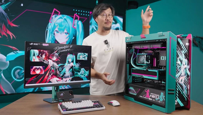 Серия компонентов ASUS Hatsune Miku пополнилась тёмными компонентами