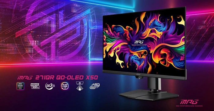 GIGABYTE и MSI показали мониторы на QD-OLED с разрешением Quad HD и частотой 500 Hz
