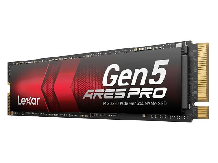 Накопитель Lexar Ares PRO полагается на интерфейс PCI Express 5.0