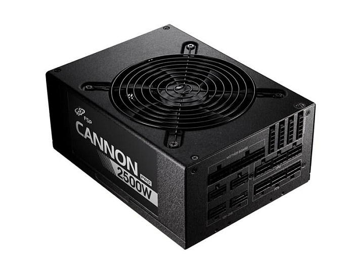 Новый блок питания FSP CANNON PRO способен выдавать 2500 Вт мощности