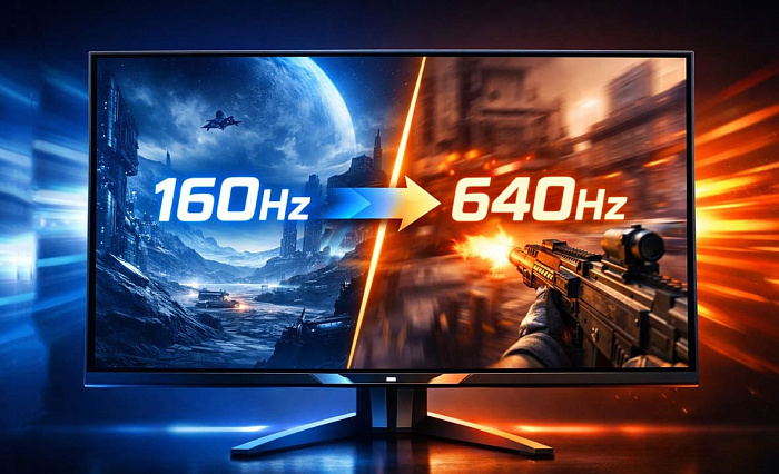 TCL готовится показать двухрежимный монитор с 4-кратным ростом частоты кадров
