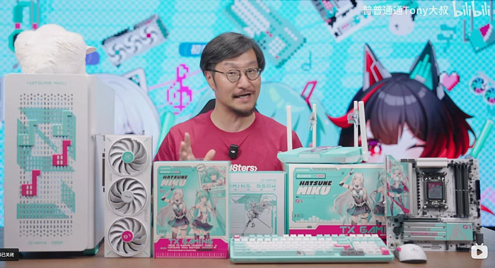 ASUS полноценно показала видеокарту GeForce RTX 5060 Ti Hatsune Miku