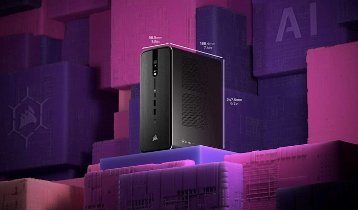 CORSAIR AI Workstation 300 полагается на мобильный AMD Ryzen AI MAX+ 395