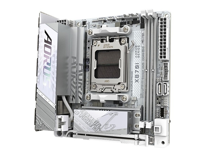 GIGABYTE X870I AORUS PRO ICE стала первой Mini-ITX платой с чипсетом X870