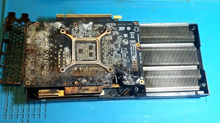 Блок питания без базовых защит привел к сгоранию GeForce RTX 4070