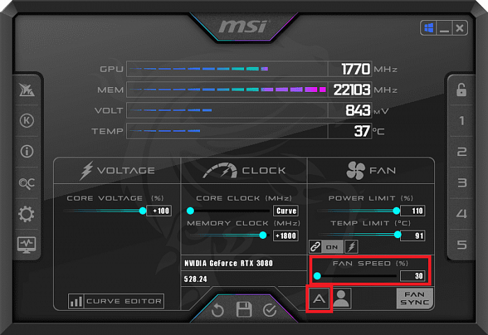 Как работает Temp. Limit в Msi Afterburner