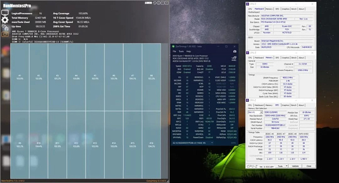 Модули памяти iGame Shadow II DDR5-9600 без проблем работают с Ryzen 7 9800X3D