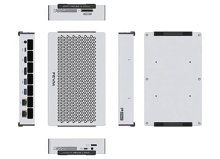 FEVM показала ещё один мини-ПК на основе мобильного процессора AMD Ryzen AI MAX+ 395