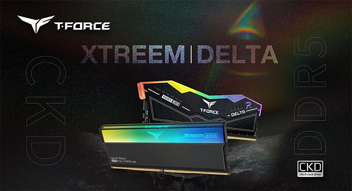 Новая память TEAMGROUP T-FORCE XTREEM/DELTA CKD достигает 8400 MT/s
