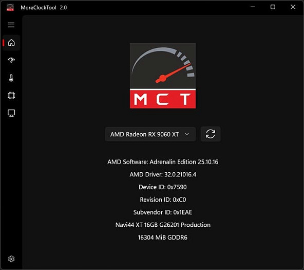 Релизнулась утилита MoreClockTool 2.0 для разгона видеокарт AMD Radeon