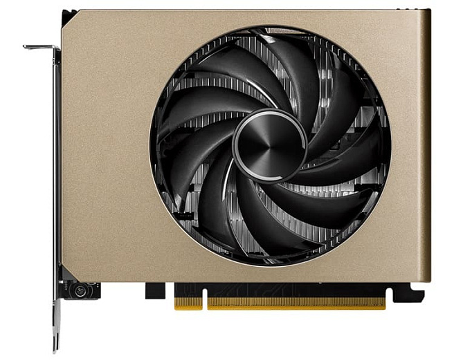 Крохотная видеокарта MSI GeForce RTX 5050 INSPIRE 2X выполнена в форм-факторе ITX Крохотная видеокарта MSI GeForce RTX 5050 INSPIRE 2X выполнена в форм-факторе ITX