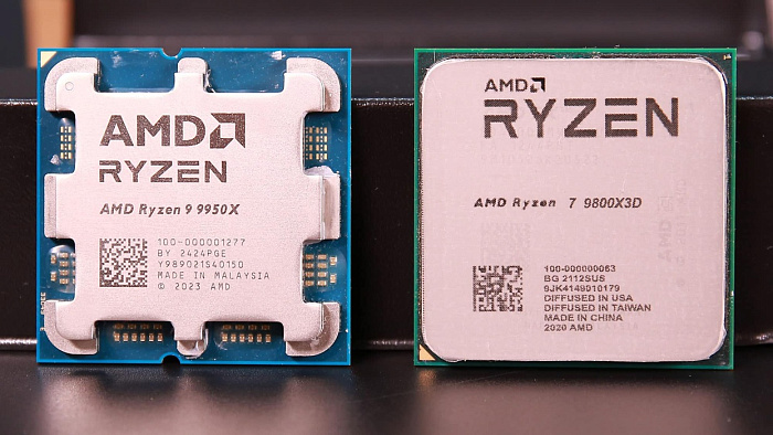 Amazon прислал техноблогеру поддельный AMD Ryzen 7 9800X3D “FX Edition” с ножками