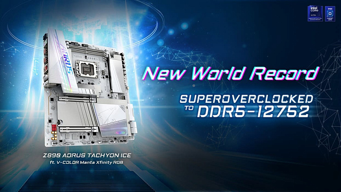 Оперативная память DDR5 установила новый рекорд разгона, достигнув 12752 MT/s