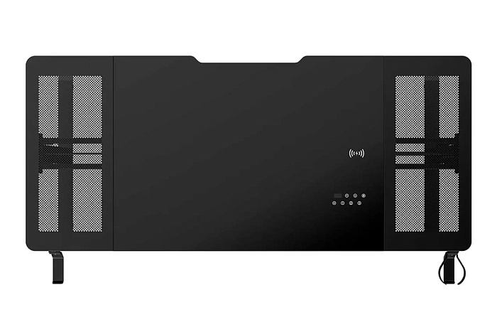 Стальная рама + стеклянная столешница + беспроводная зарядка = электрический стол ZONE 51 e-Artorias