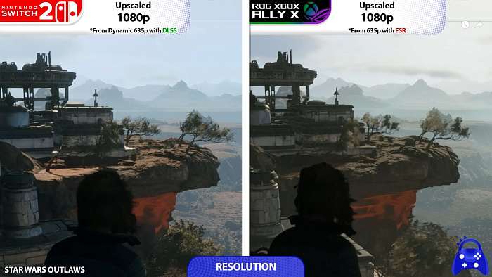 Качество масштабирования на Nintendo Switch 2 без шансов превосходит ASUS ROG Xbox Ally X