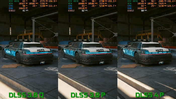 NVIDIA DLSS 4 без шансов превосходит по качеству DLSS 3.8 