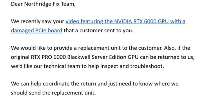 NVIDIA без проблем меняет RTX PRO 6000, но отказывается помочь с GeForce RTX 5080